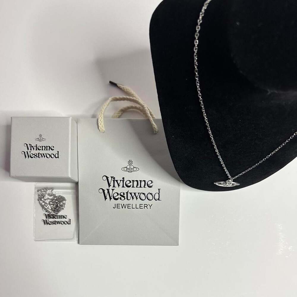 Vivienne Westwood Orb Necklace Silver 5504 - Picture 2 of 5